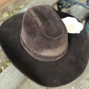 Brown cowboy hat unisex